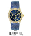 5687 - Faux Leather band watch