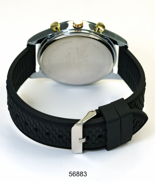 5688-Montres Carlo Silicon Band Watch
