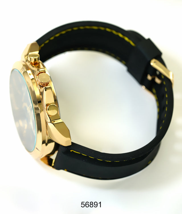 5689-Montres Carlo Silicon Band Watch