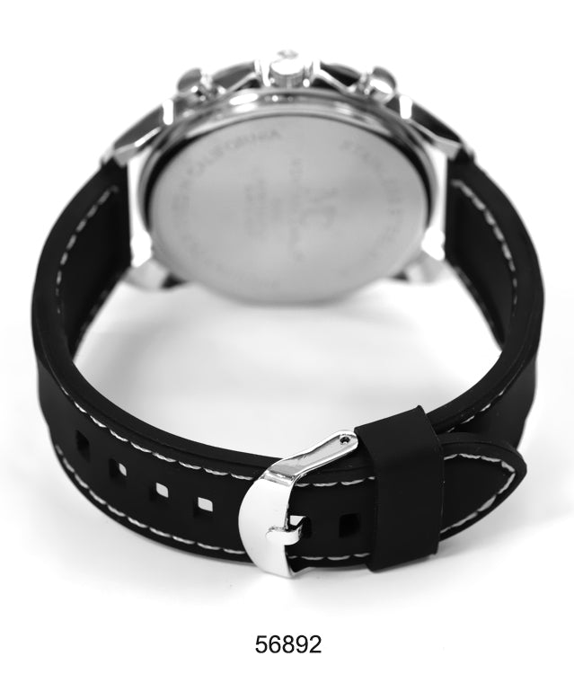 5689-Montres Carlo Silicon Band Watch