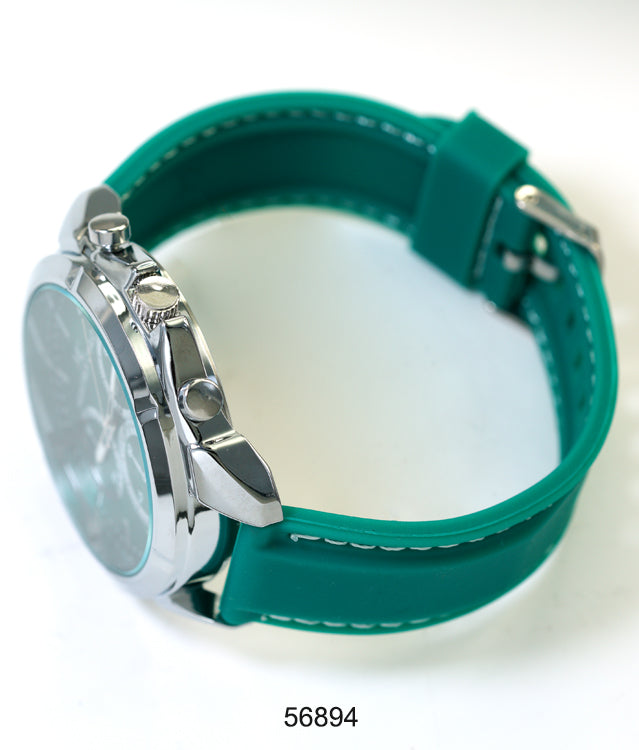5689-Montres Carlo Silicon Band Watch