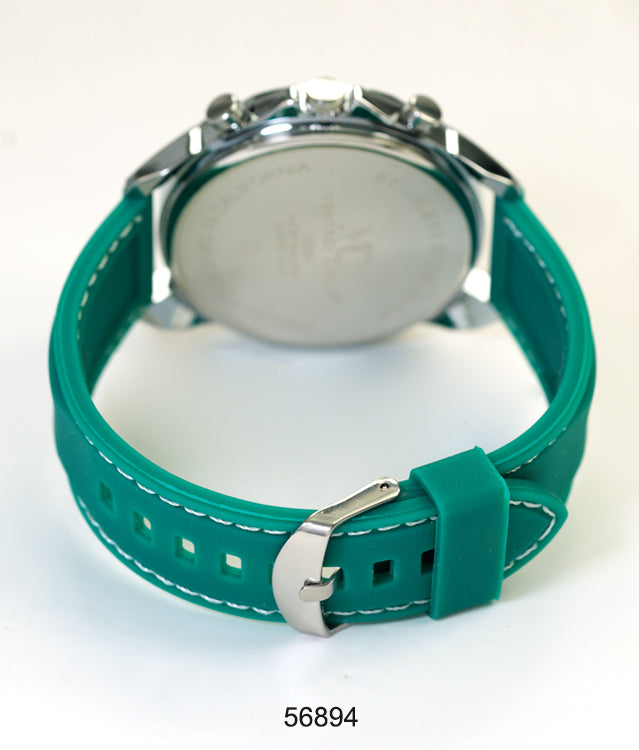 5689-Montres Carlo Silicon Band Watch