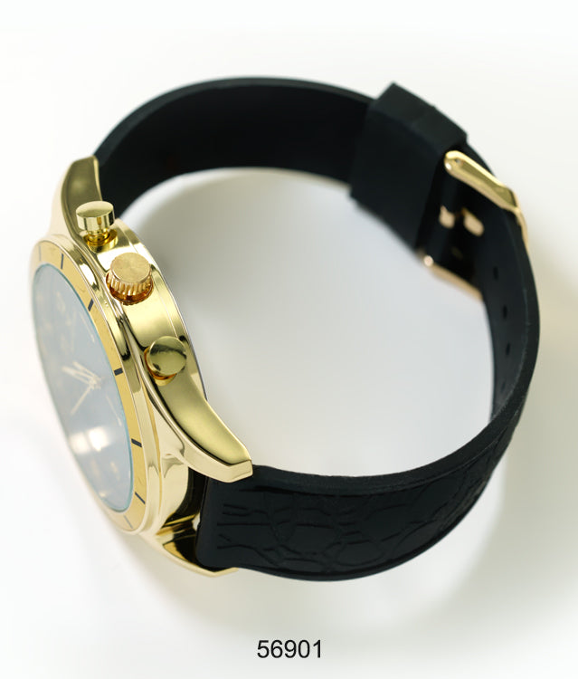 5690-Montres Carlo Silicon Band Watch