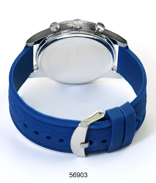 5690-Montres Carlo Silicon Band Watch