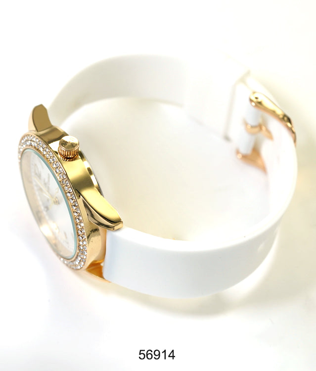 5691-Montres Carlo Silicon Band Watch