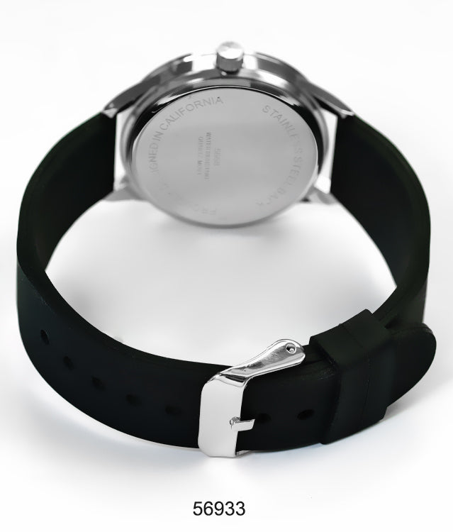 5693-Montres Carlo Silicon Band Watch