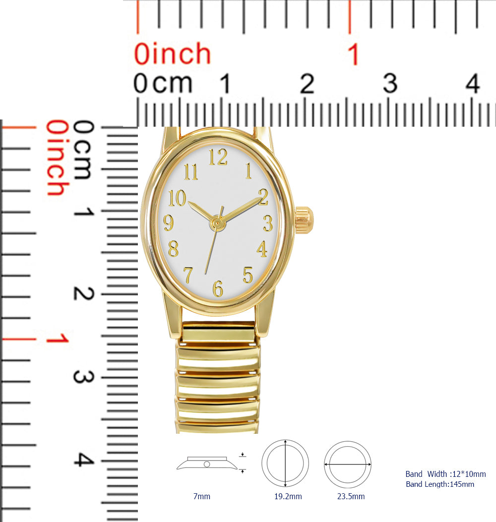 5694-Montres Carlo Flex Band Watch