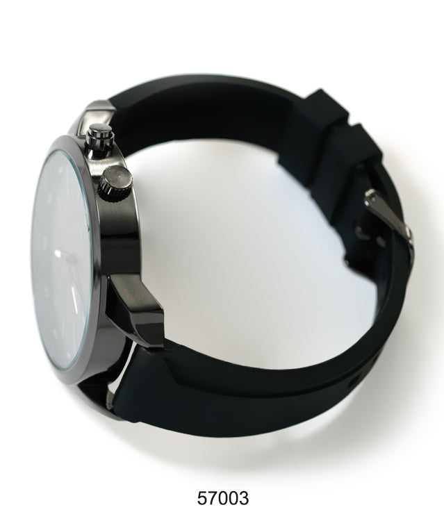 5700-Montres Carlo Silicon Band Watch