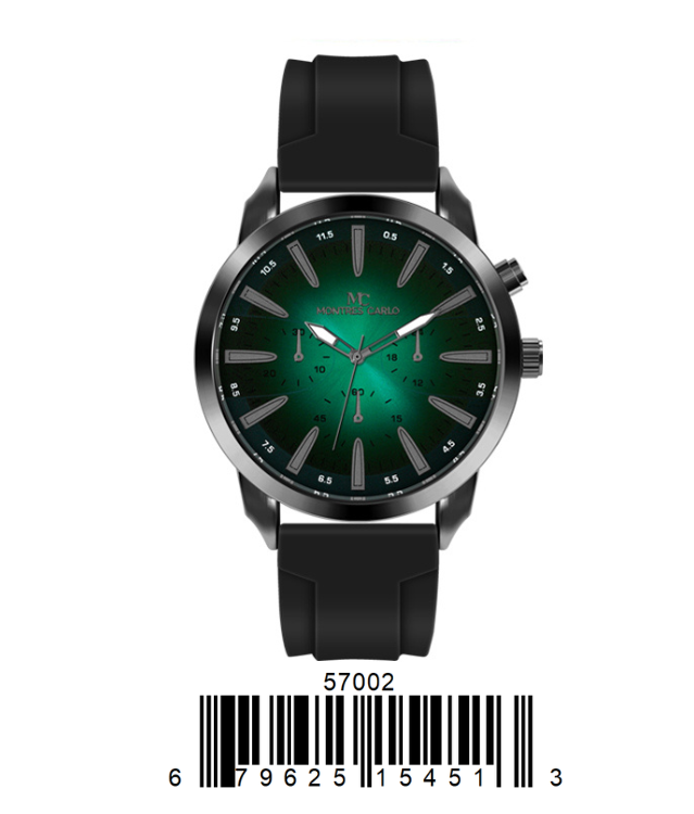 5700-Montres Carlo Silicon Band Watch