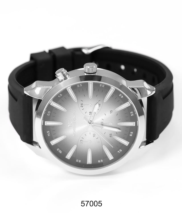 5700-Montres Carlo Silicon Band Watch