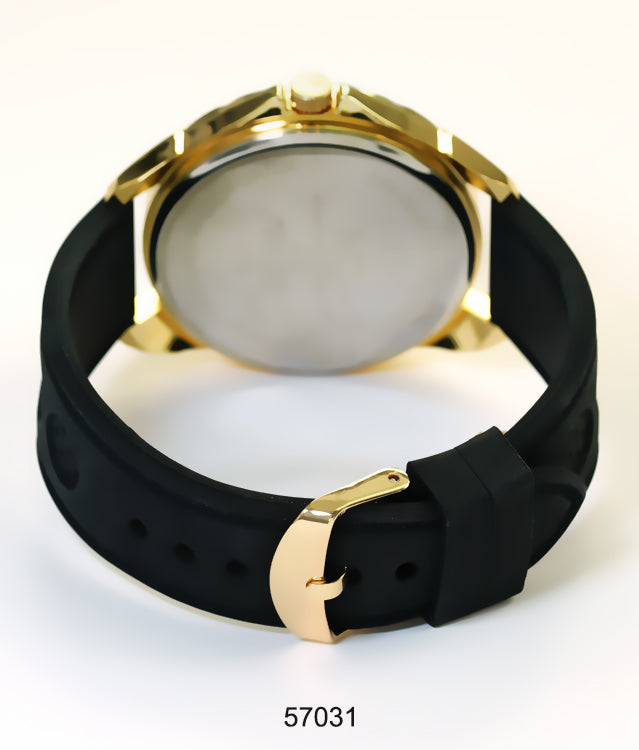 5703-Montres Carlo Silicon Band Watch