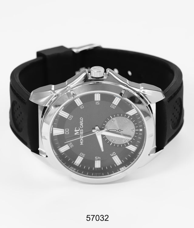 5703-Montres Carlo Silicon Band Watch