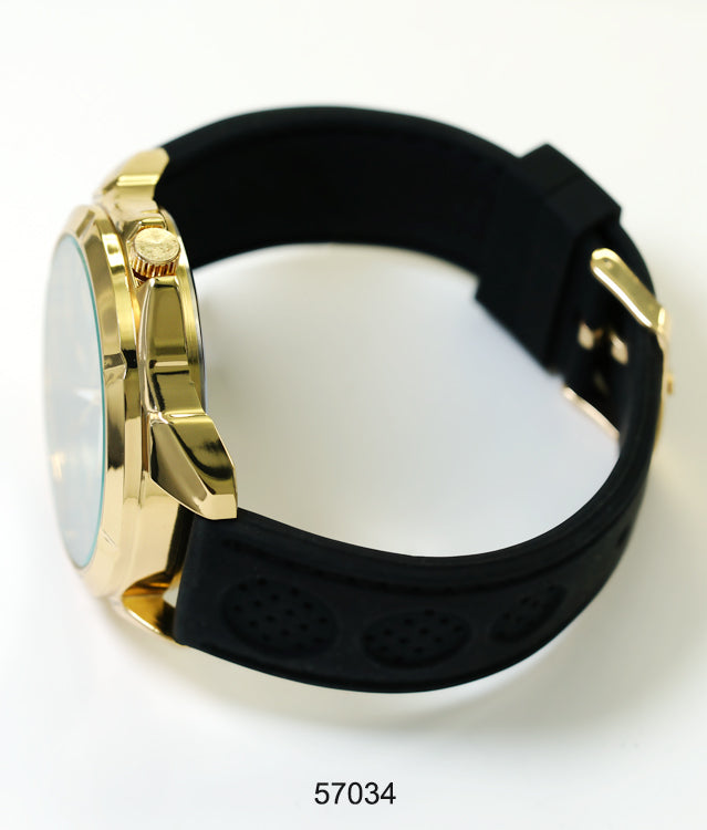 5703-Montres Carlo Silicon Band Watch