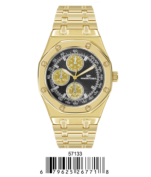 5713-Montres Carlo Metal Band Watch