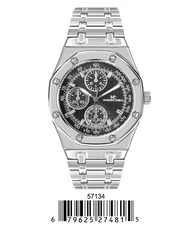 5713-Montres Carlo Metal Band Watch