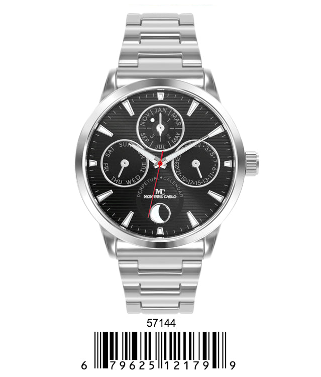 5714-Montres Carlo Metal Band Watch