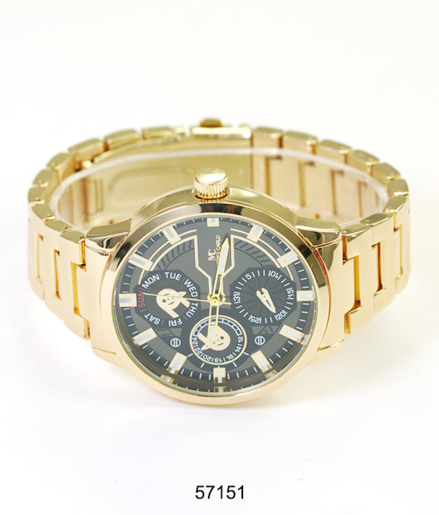 5715-Montres Carlo Metal Band Watch