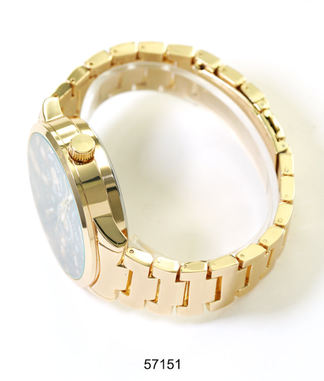 5715-Montres Carlo Metal Band Watch