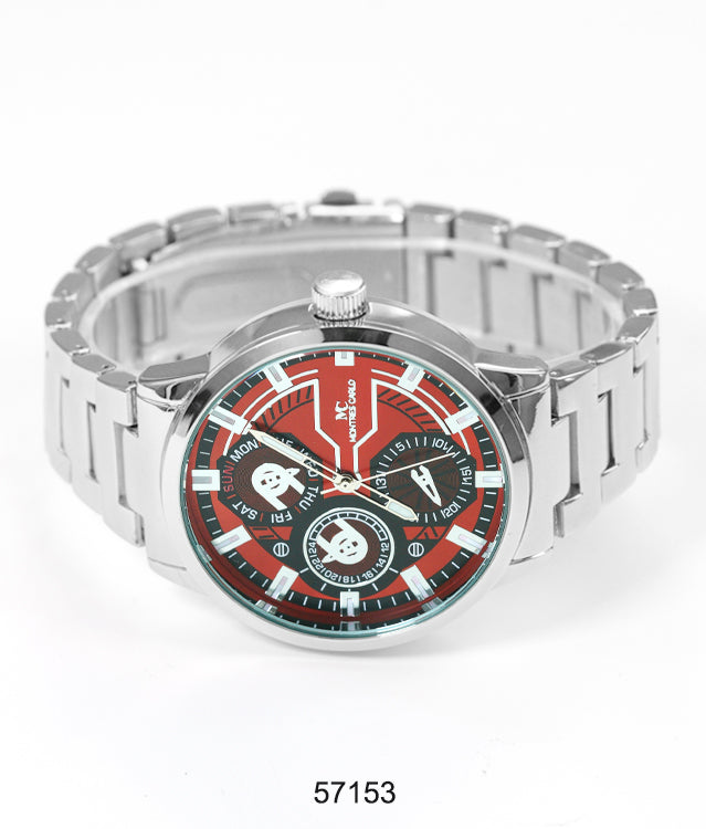5715-Montres Carlo Metal Band Watch