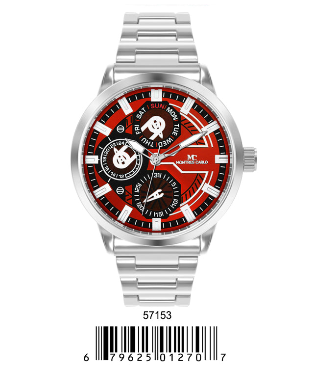 5715-Montres Carlo Metal Band Watch