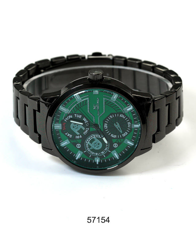 5715-Montres Carlo Metal Band Watch