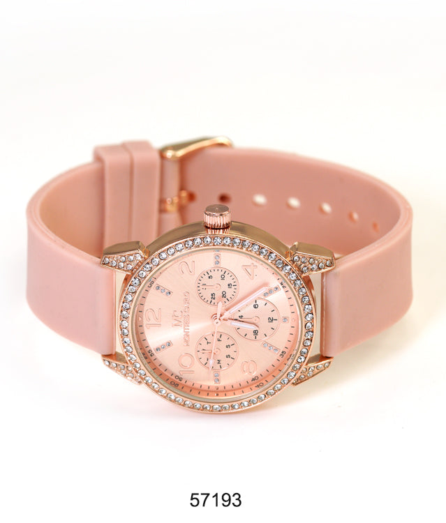 5719-Montres Carlo Silicon Band Watch