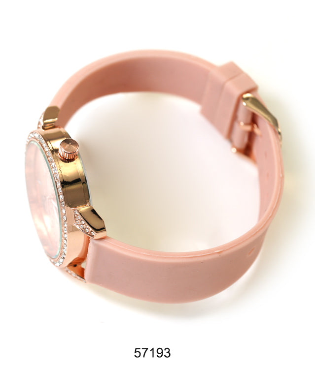 5719-Montres Carlo Silicon Band Watch