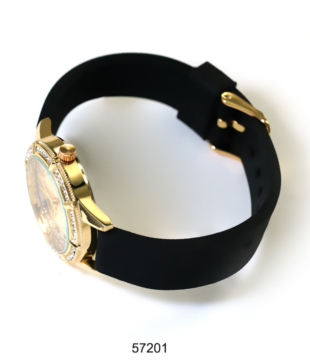 5720-Montres Carlo Silicon Band Watch