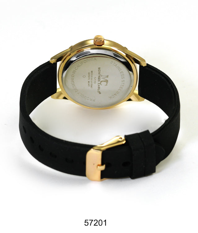 5720-Montres Carlo Silicon Band Watch