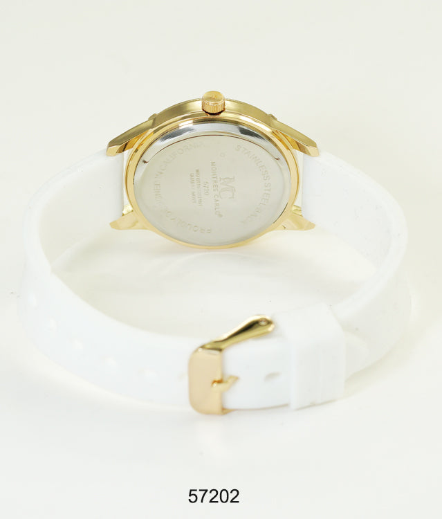5720-Montres Carlo Silicon Band Watch