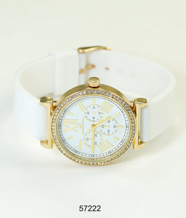 5722-Montres Carlo Silicon Band Watch