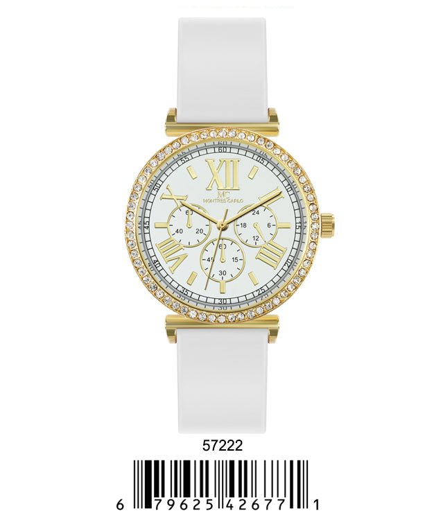 5722-Montres Carlo Silicon Band Watch