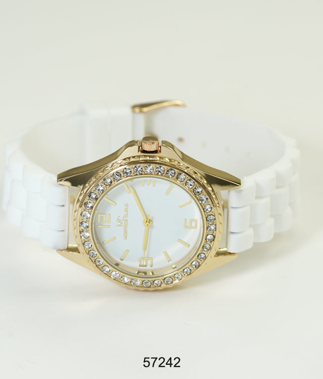 5724-Montres Carlo Silicon Band Watch