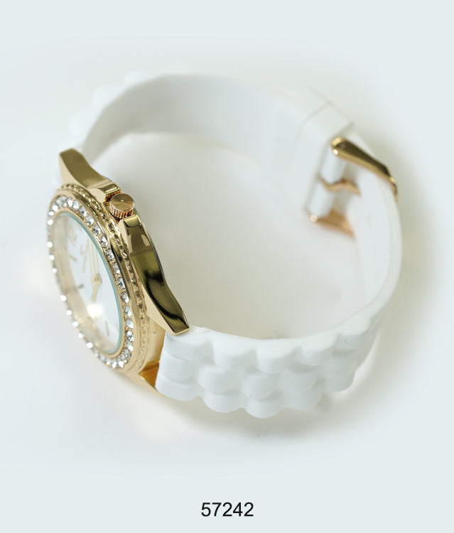 5724-Montres Carlo Silicon Band Watch