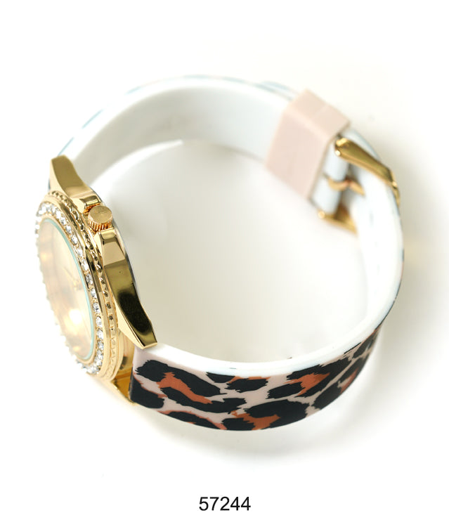 5724-Montres Carlo Silicon Band Watch