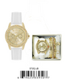 5735-JB - Faux Leather band watch Gift Box Edition