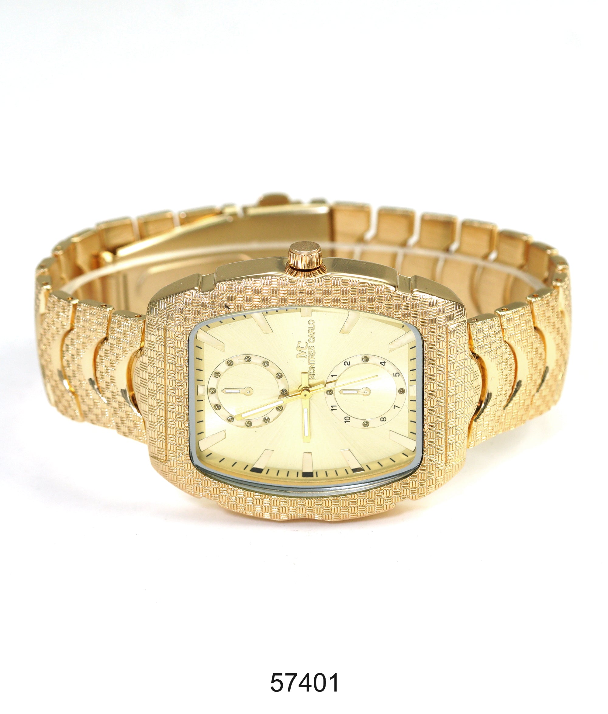 5740-Montres Carlo Metal Band Watch