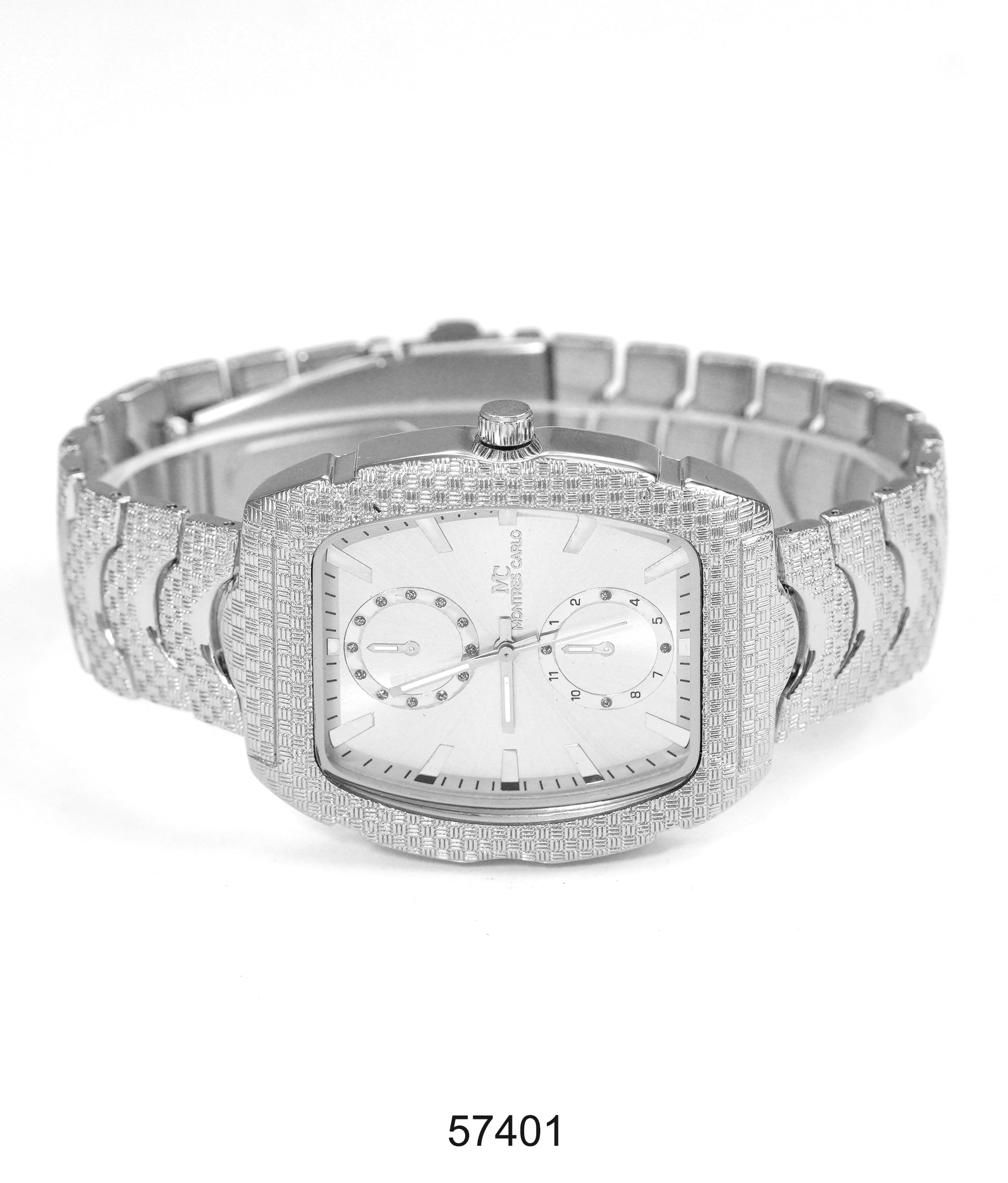 5740-Montres Carlo Metal Band Watch