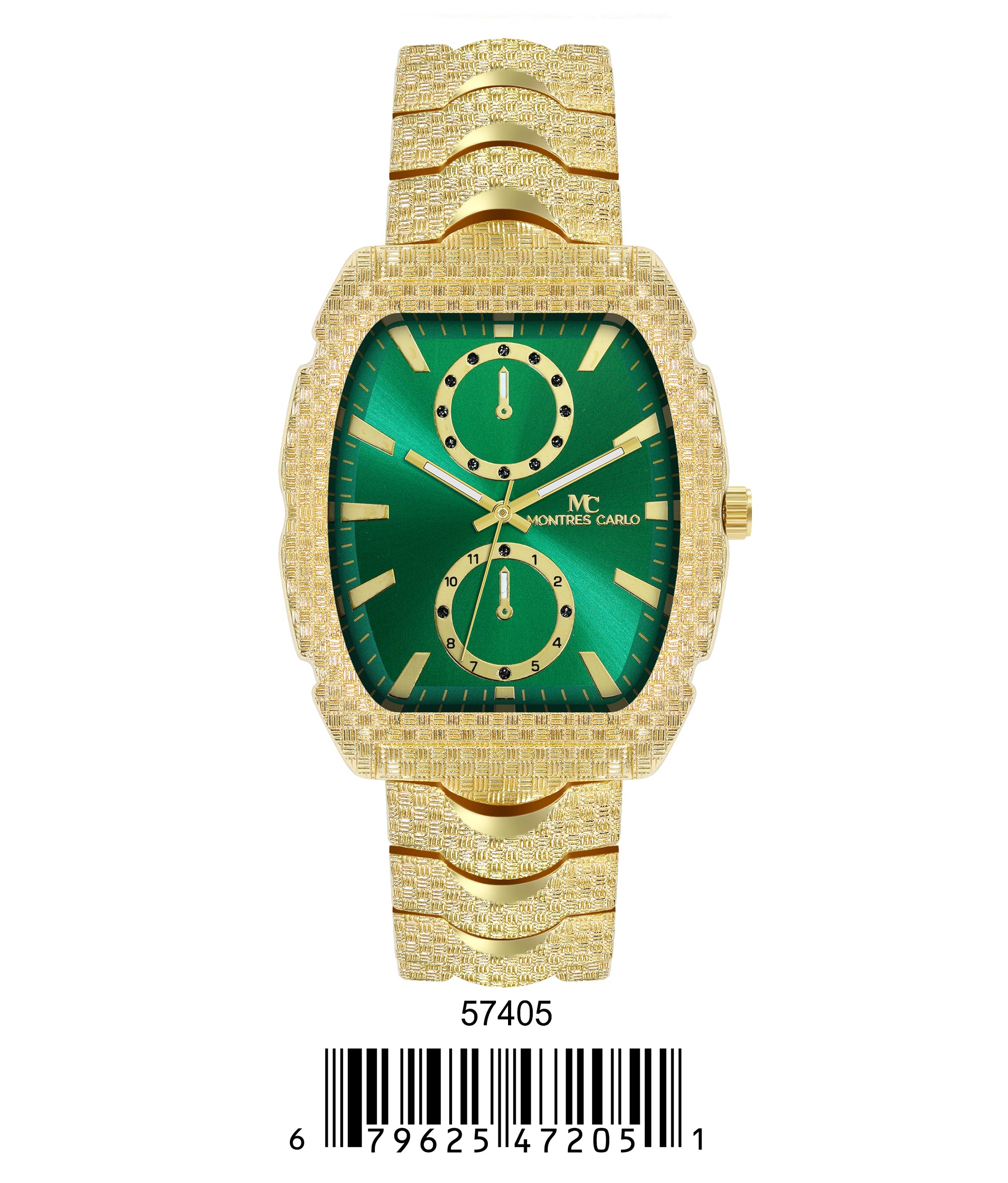 5740-Montres Carlo Metal Band Watch