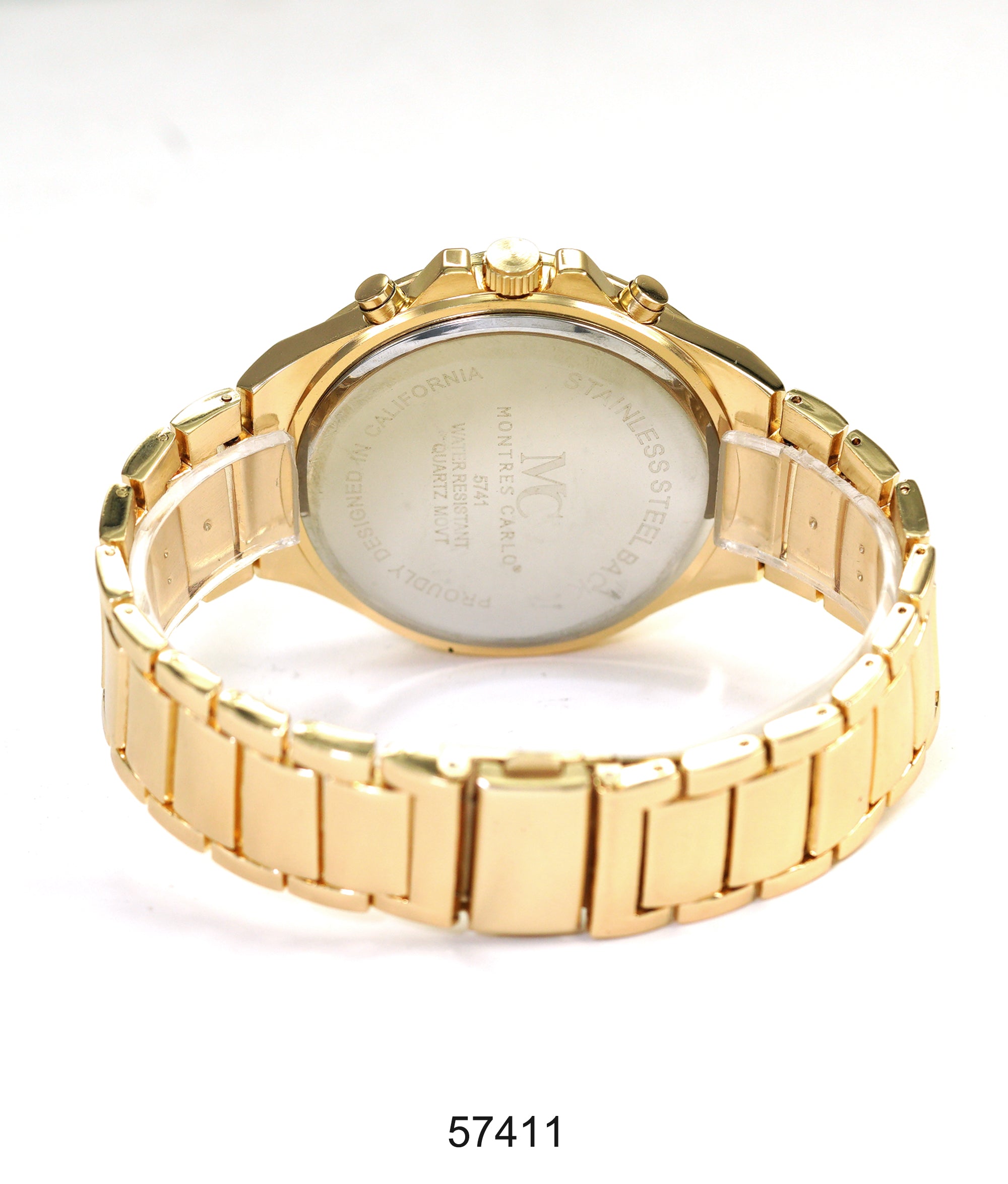 5741-Montres Carlo Metal Band Watch