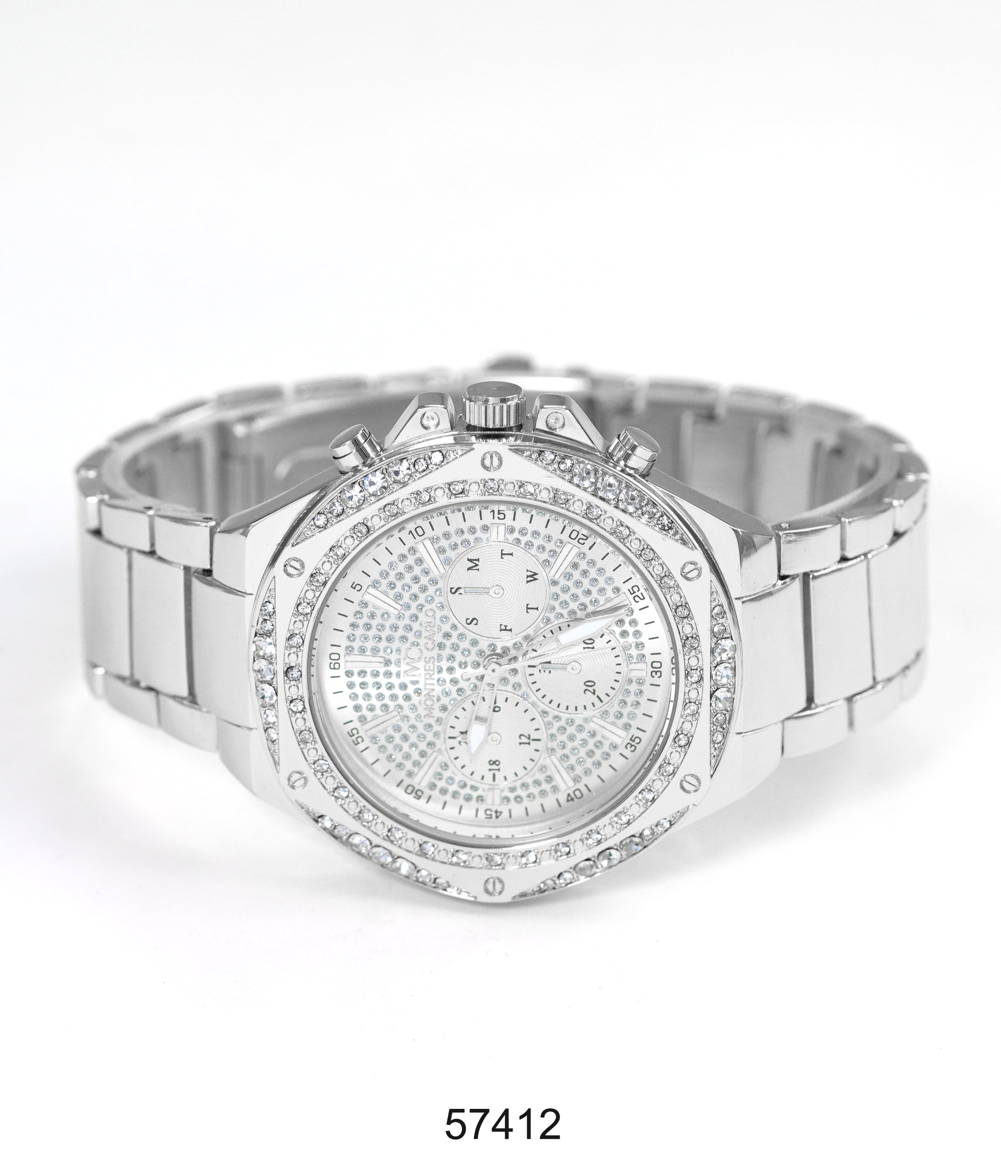 5741-Montres Carlo Metal Band Watch