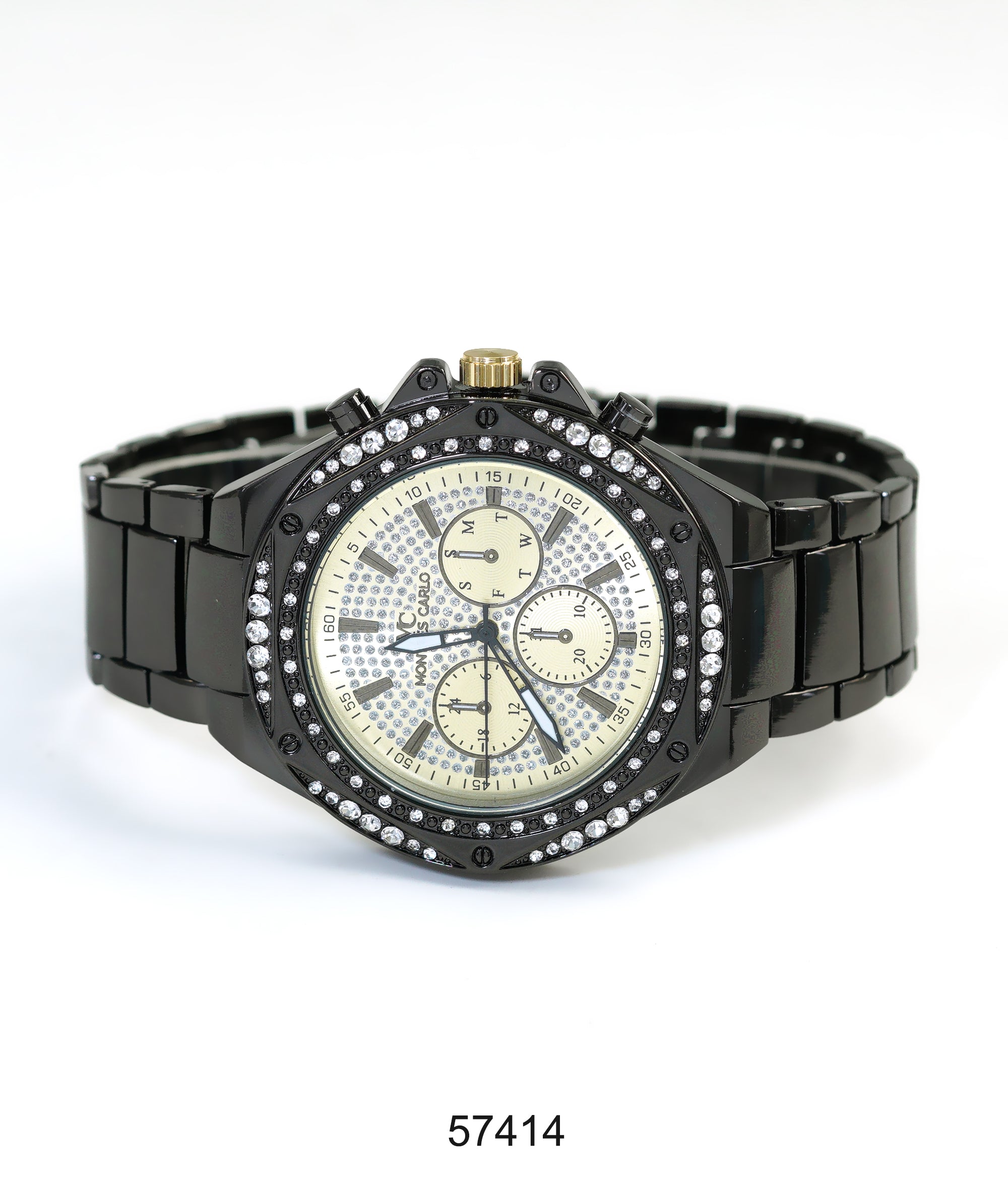 5741-Montres Carlo Metal Band Watch