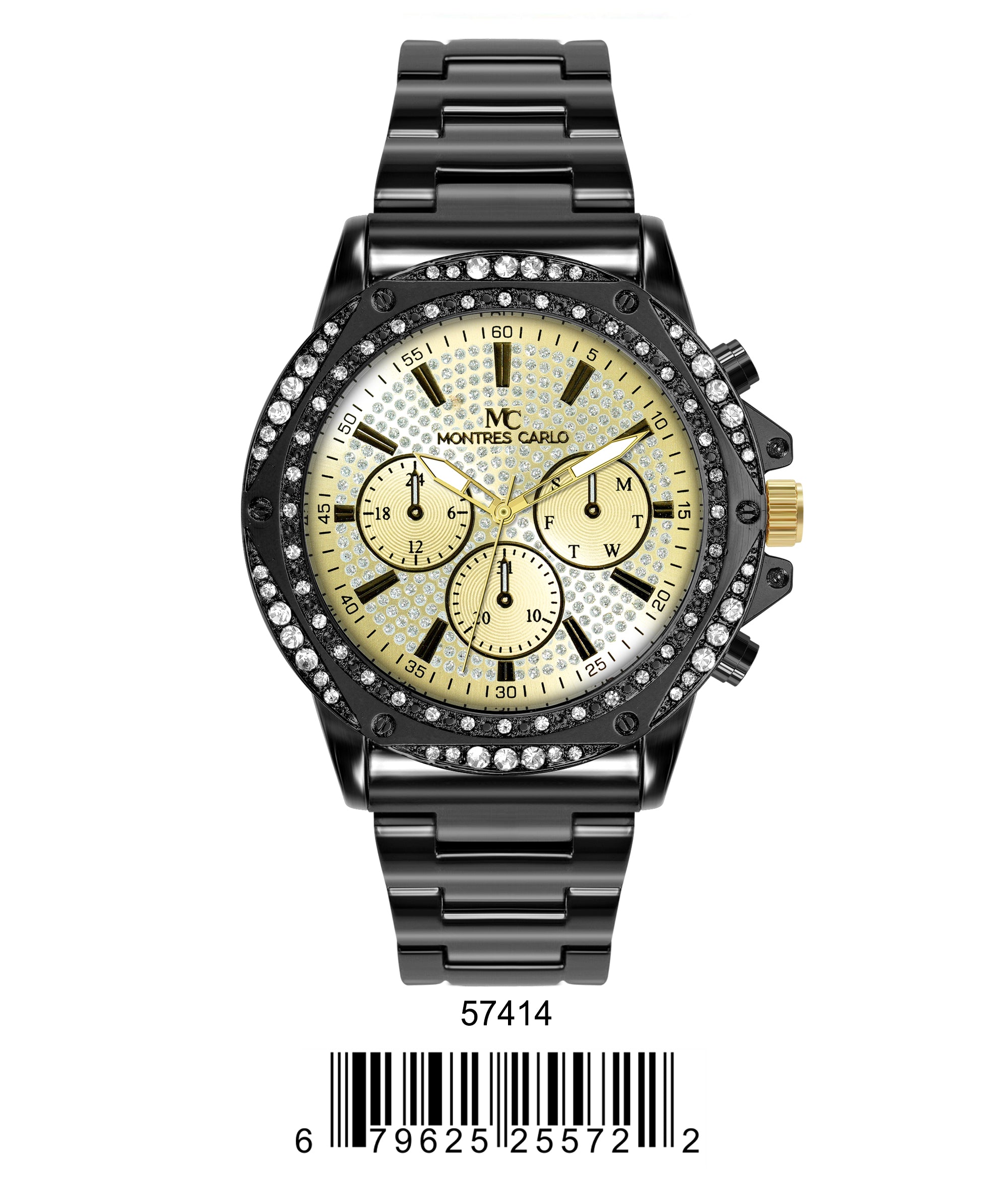 5741-Montres Carlo Metal Band Watch