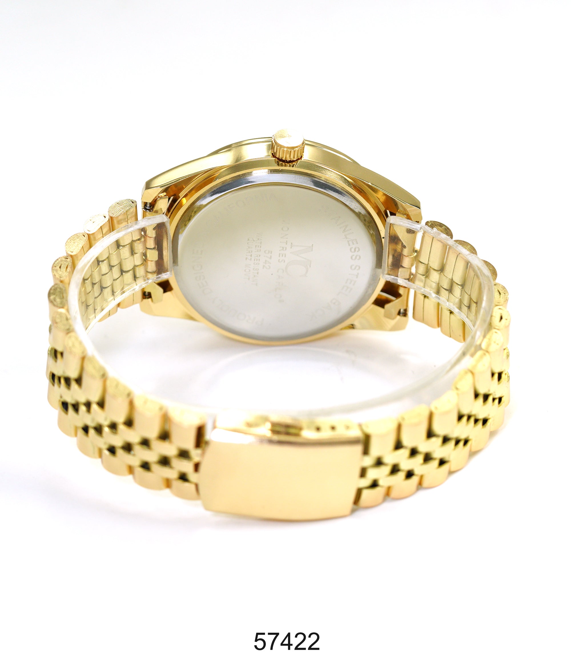 5742-Montres Carlo Metal Band Watch