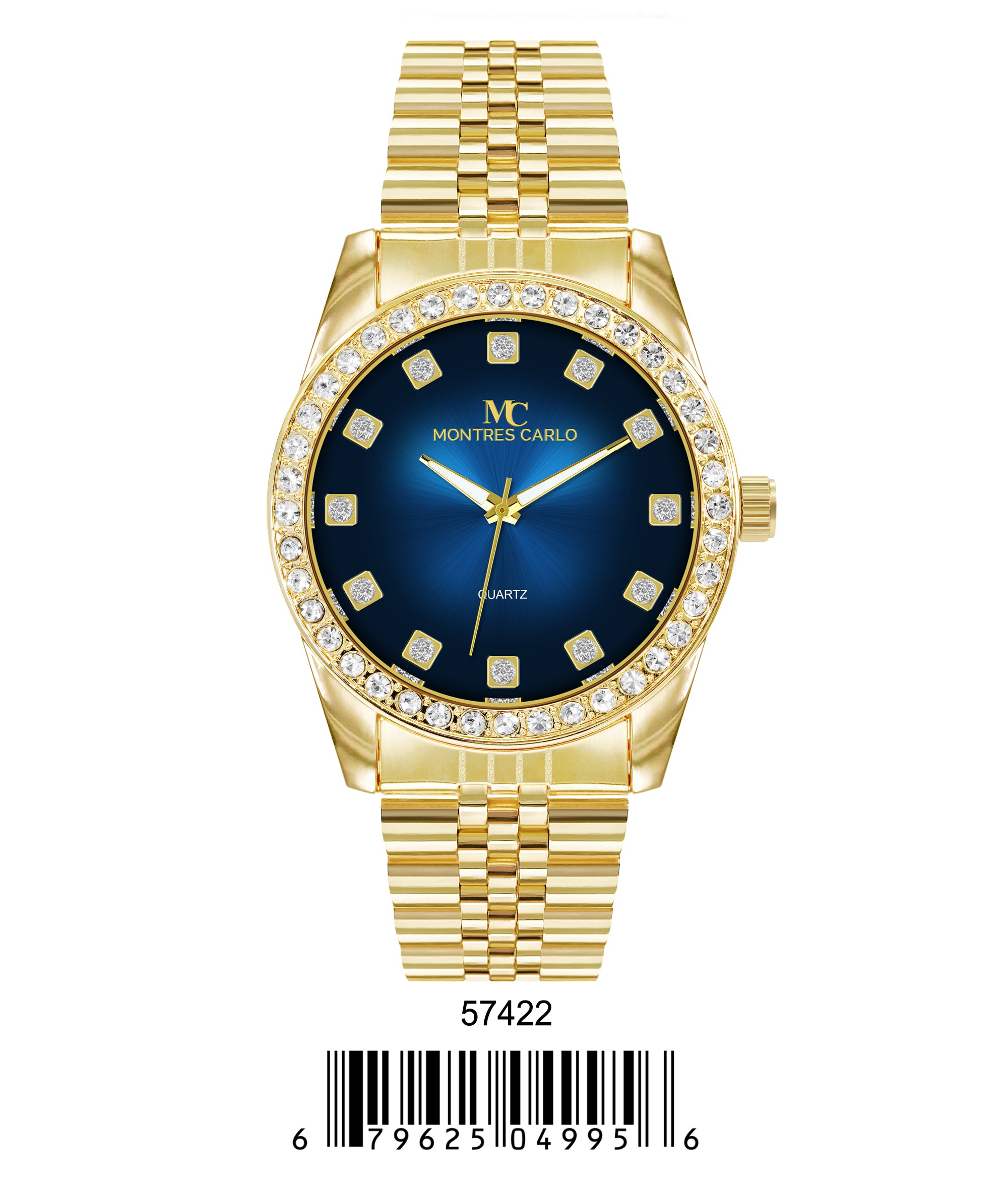 5742-Montres Carlo Metal Band Watch
