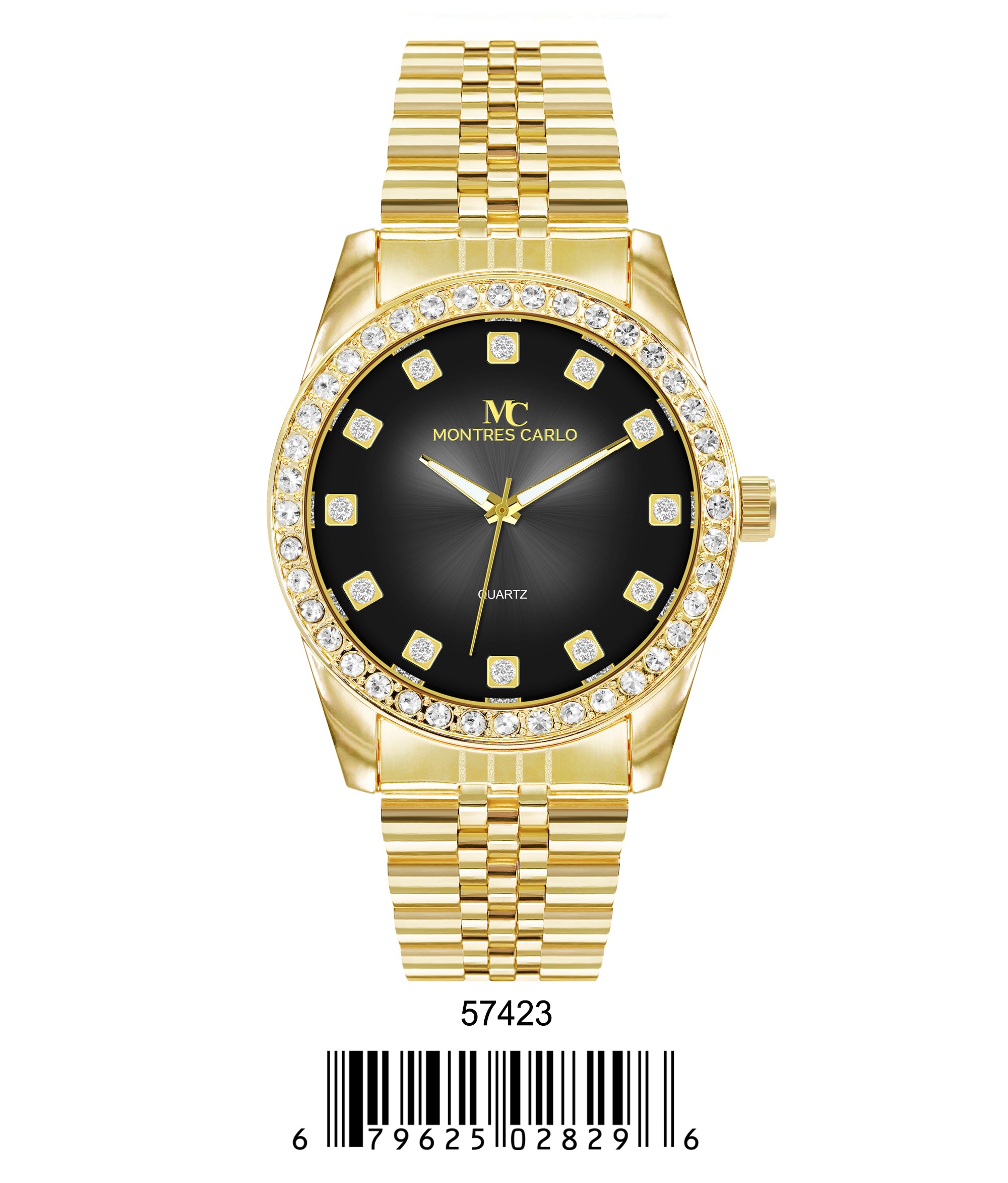 5742-Montres Carlo Metal Band Watch