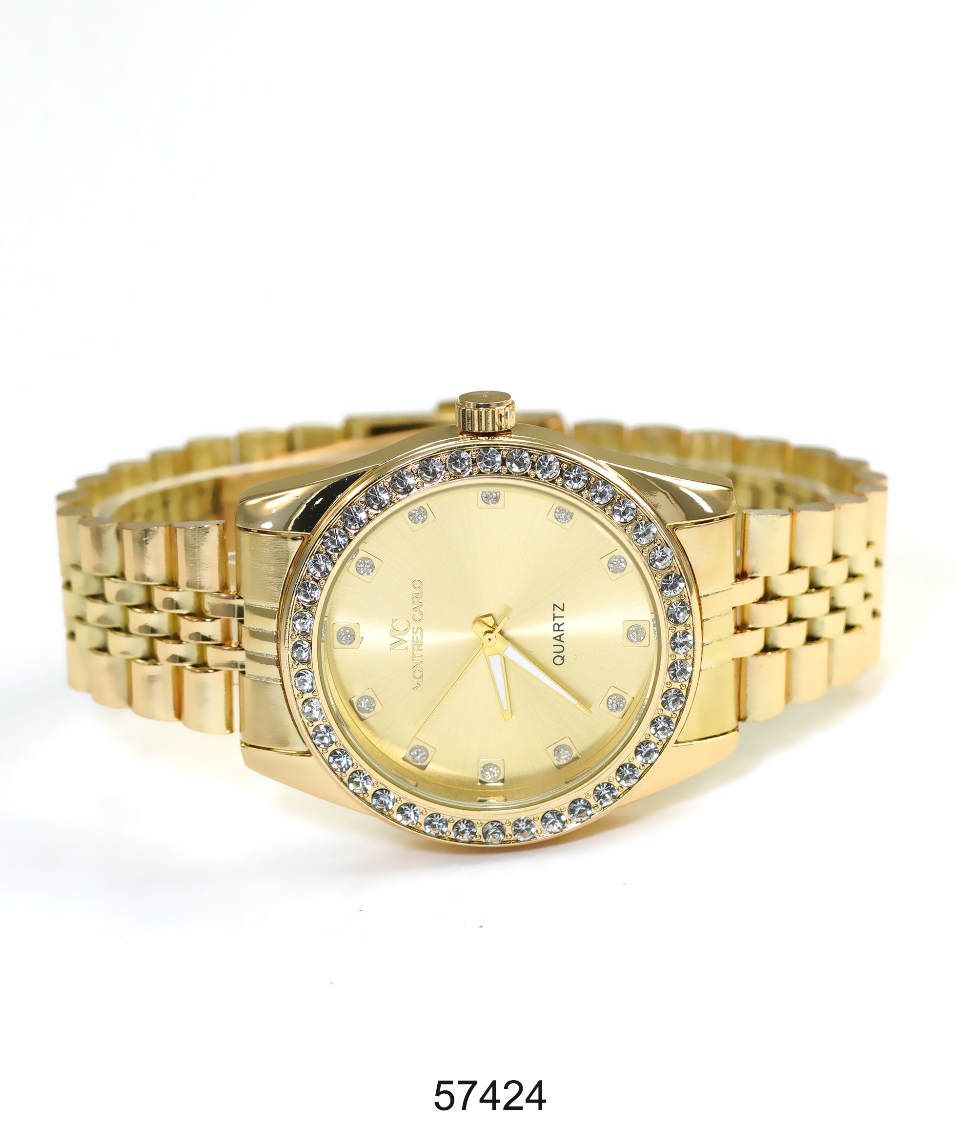 5742-Montres Carlo Metal Band Watch
