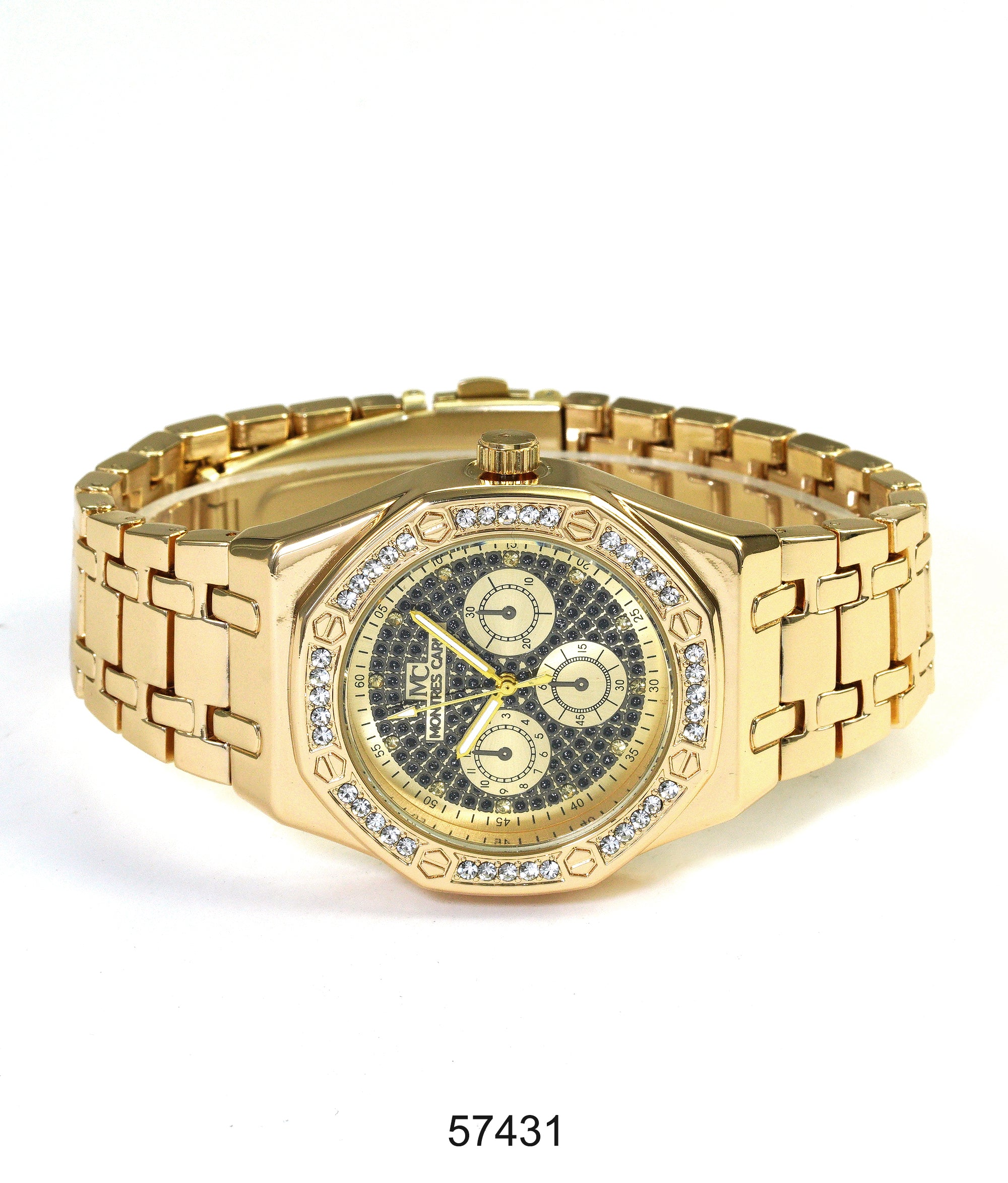 5743-Montres Carlo Metal Band Watch