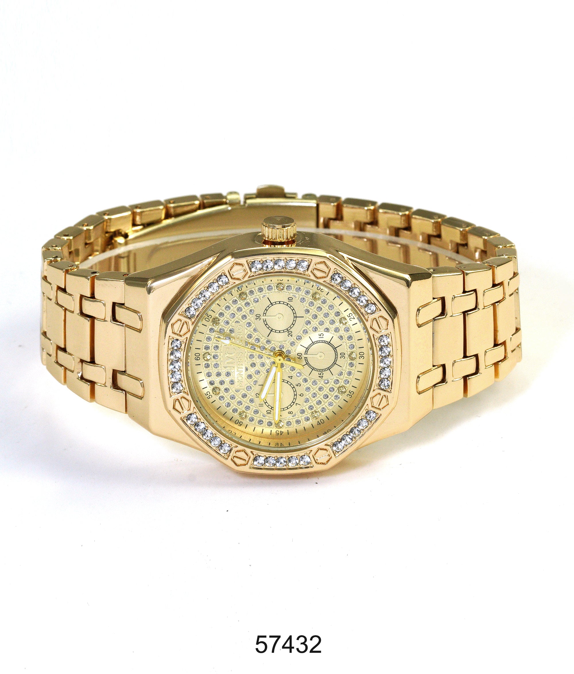 5743-Montres Carlo Metal Band Watch