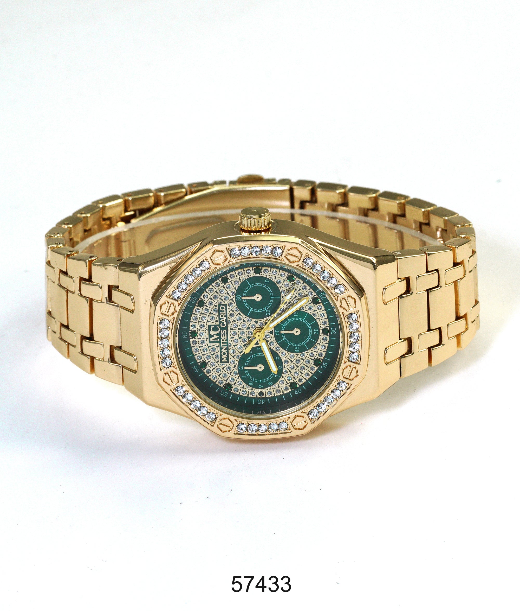 5743-Montres Carlo Metal Band Watch